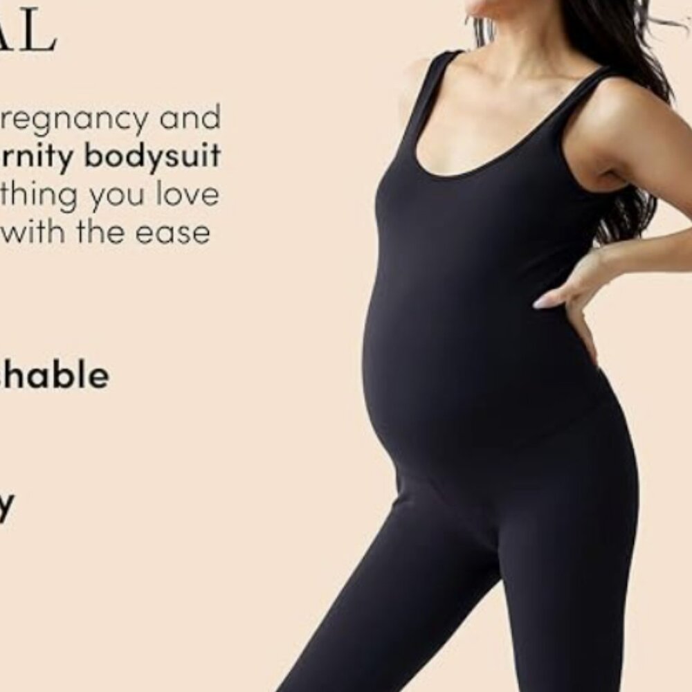 Seamless Long Unitard Maternity Jumpsuit - Isabel Maternity by Ingrid & Isabel™